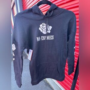 Black graphic hoodie